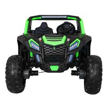 Buggy ATV Racing dla 2 dzieci Zielony + Napęd 4x4 + Pilot + Wolny Start + MP3 LED